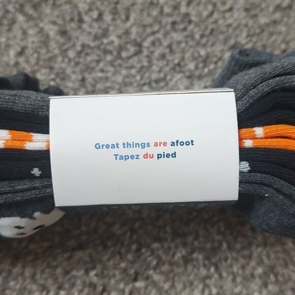 Brand New Printed Size Medium (13-3Y) Halloween Unisex Ankle Socks - Picture 9 of 9